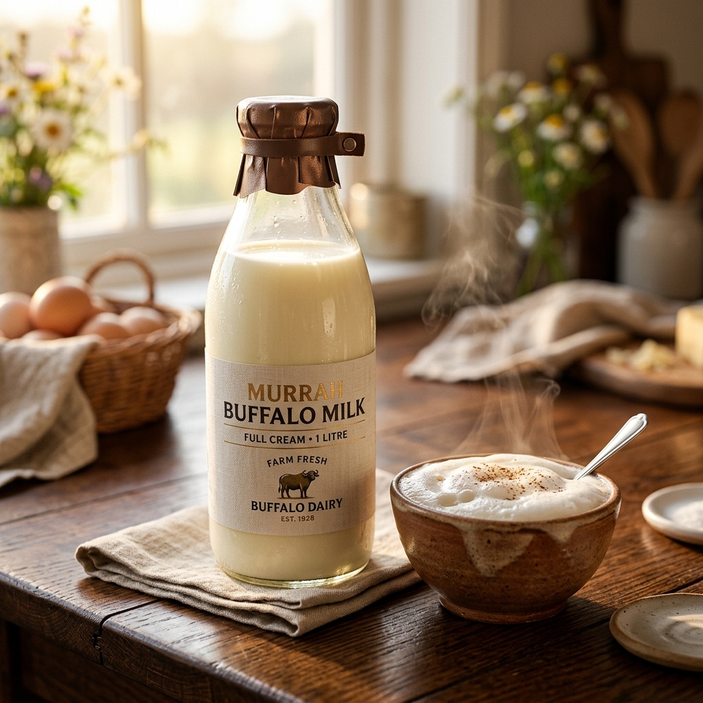Rich Buffalo Milk (1L Bottle)